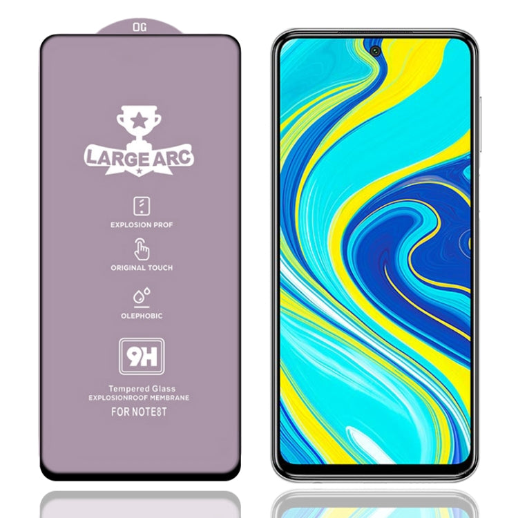 For Xiaomi Redmi Note 9S / Note 10 Lite 9H HD Large Arc High Alumina Full Screen Tempered Glass Film