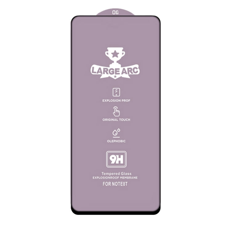 For Xiaomi Redmi Note 9S / Note 10 Lite 9H HD Large Arc High Alumina Full Screen Tempered Glass Film