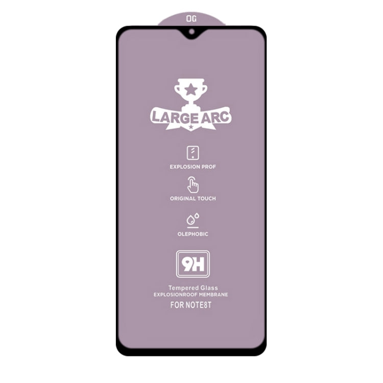 For Xiaomi Redmi 9T 9H HD Large Arc High Alumina Full Screen Tempered Glass Film