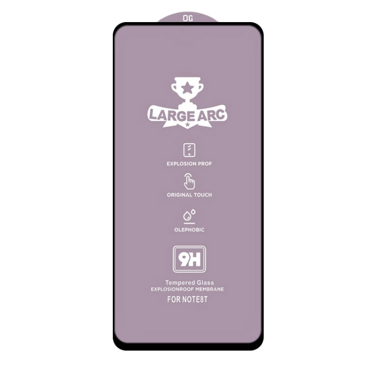 For Xiaomi Redmi 10X 4G 9H HD Large Arc High Alumina Full Screen Tempered Glass Film