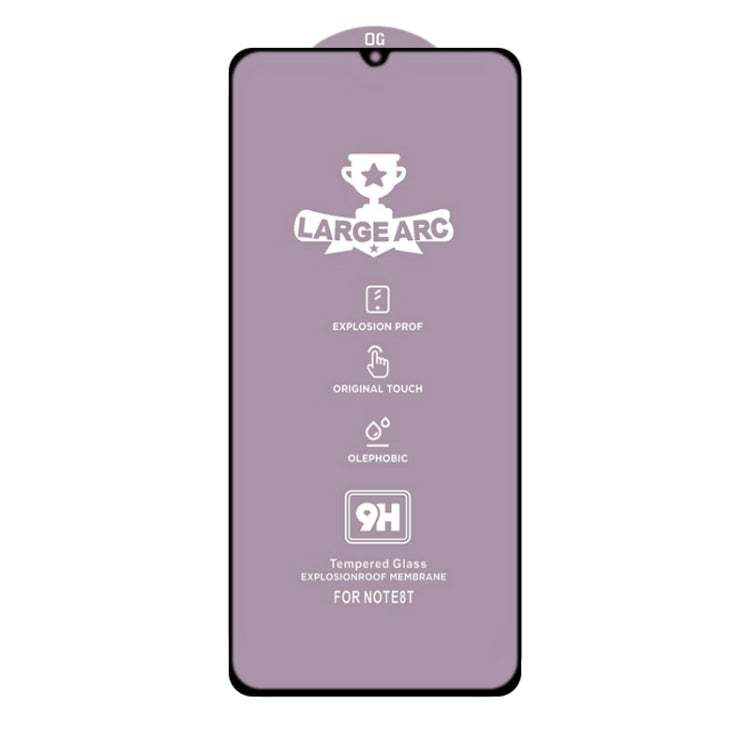 For Xiaomi Redmi 10X Pro 5G 9H HD Large Arc High Alumina Full Screen Tempered Glass Film