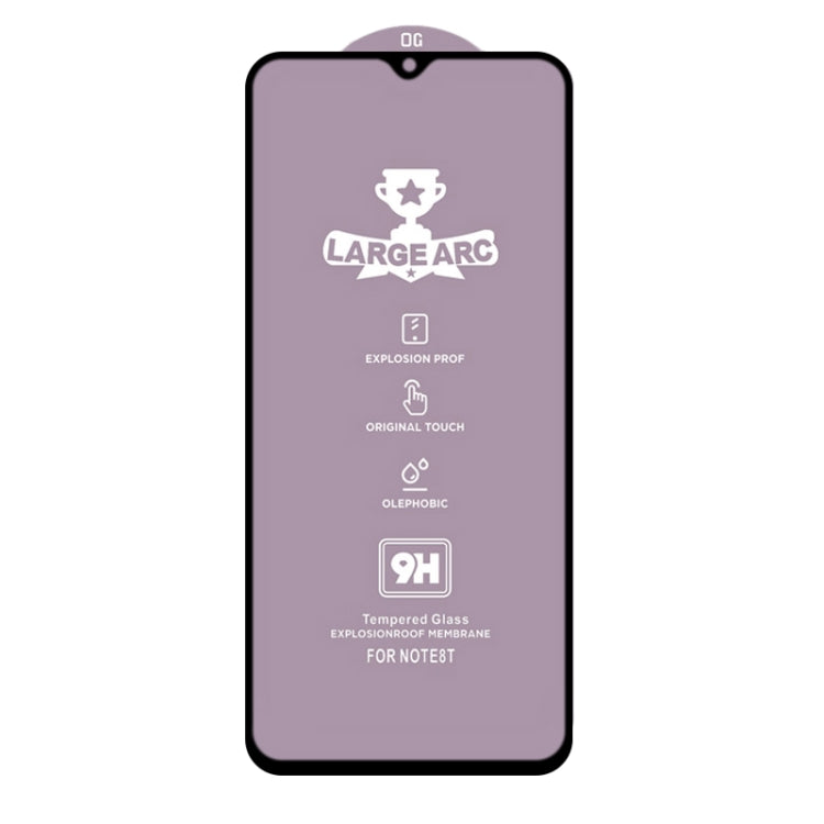 For Xiaomi Redmi 9C 9H HD Large Arc High Alumina Full Screen Tempered Glass Film