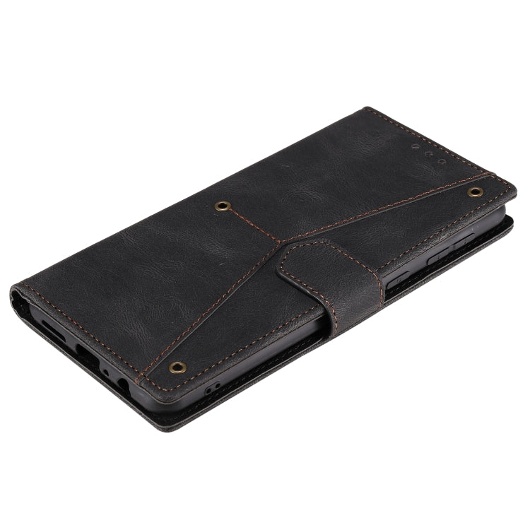 For Samsung Galaxy A21 Stitching Calf Texture Horizontal Flip Leather Case with Holder & Card Slots & Wallet