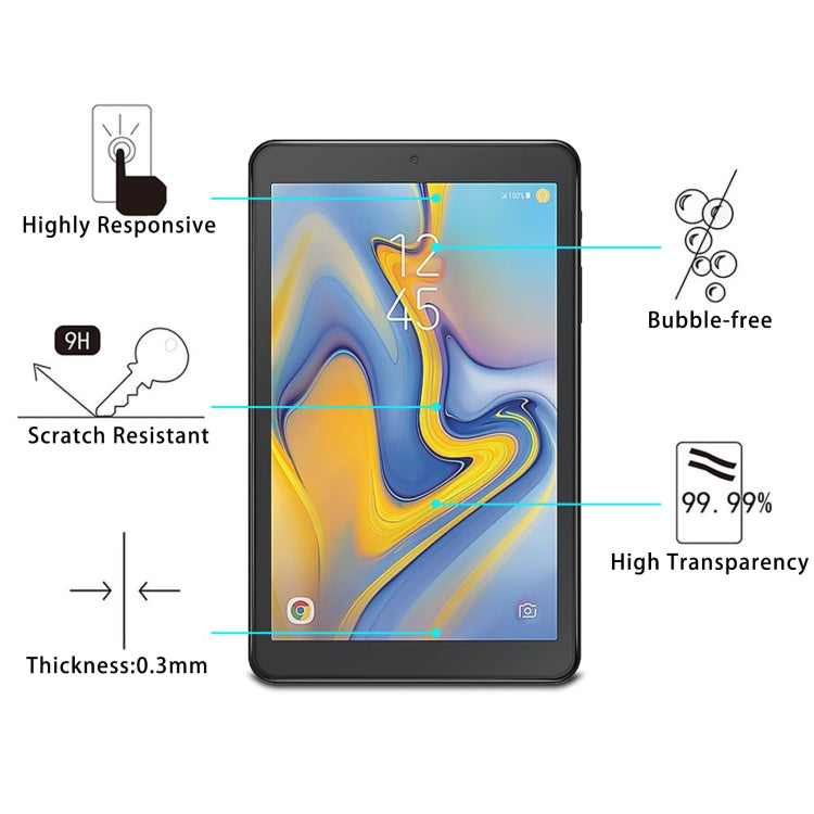 For Samsung Galaxy Tab A 8.0 SM-T387 9H 2.5D Explosion-proof Tempered Glass Film
