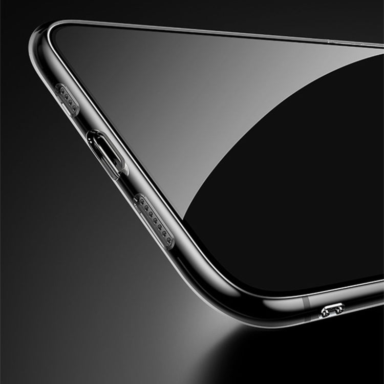 For iPhone 11 CAFELE Color Transparent Series Silicone Edge + Glass Back Plate Anti-scratch Anti-fingerprint Gradient Phone Protective Case