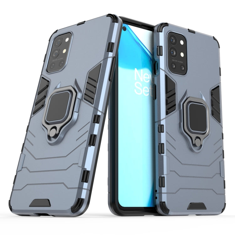 For OnePlus 9R Shockproof PC + TPU Protective Case with Magnetic Ring Holder