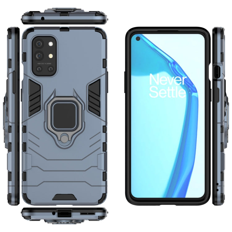 For OnePlus 9R Shockproof PC + TPU Protective Case with Magnetic Ring Holder