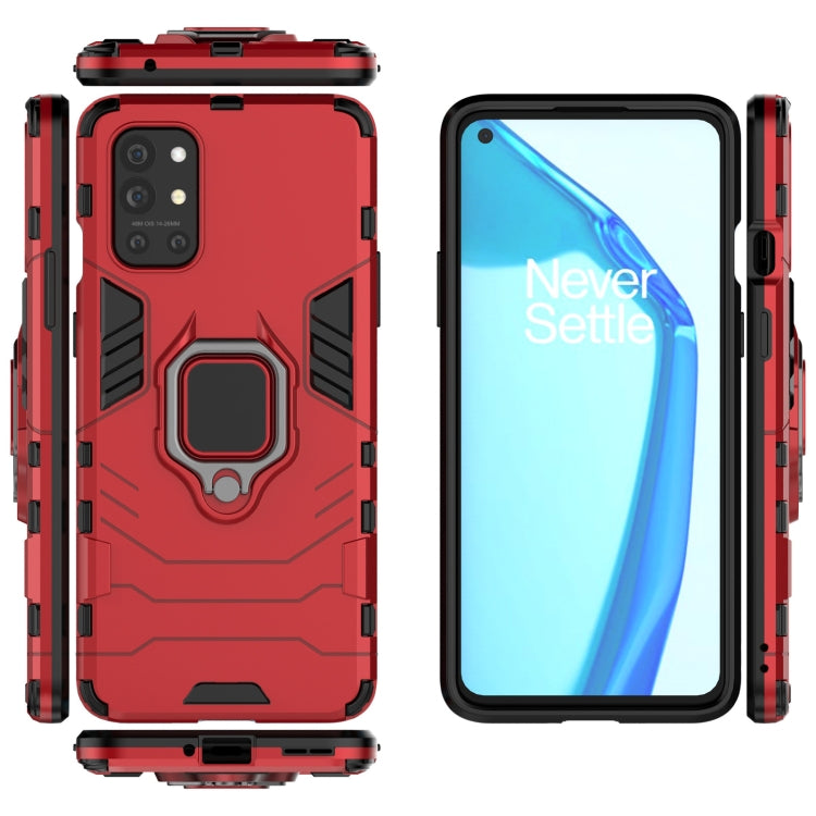 For OnePlus 9R Shockproof PC + TPU Protective Case with Magnetic Ring Holder