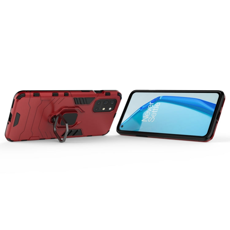 For OnePlus 9R Shockproof PC + TPU Protective Case with Magnetic Ring Holder