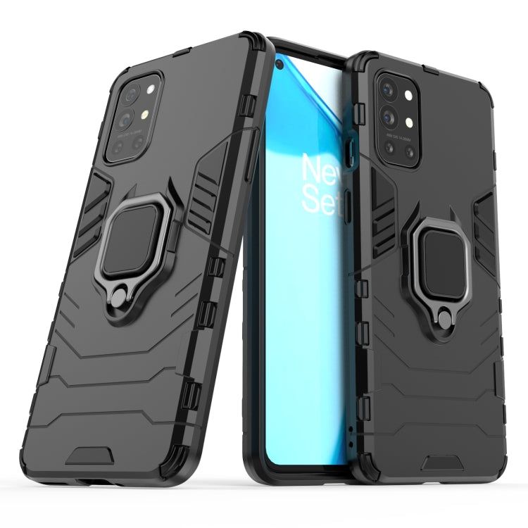 For OnePlus 9R Shockproof PC + TPU Protective Case with Magnetic Ring Holder