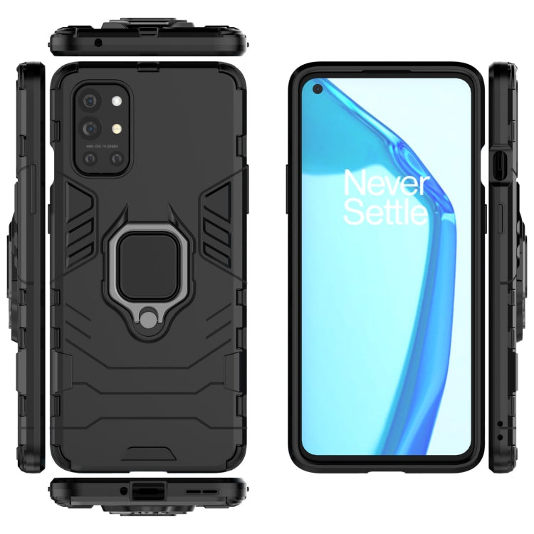 For OnePlus 9R Shockproof PC + TPU Protective Case with Magnetic Ring Holder