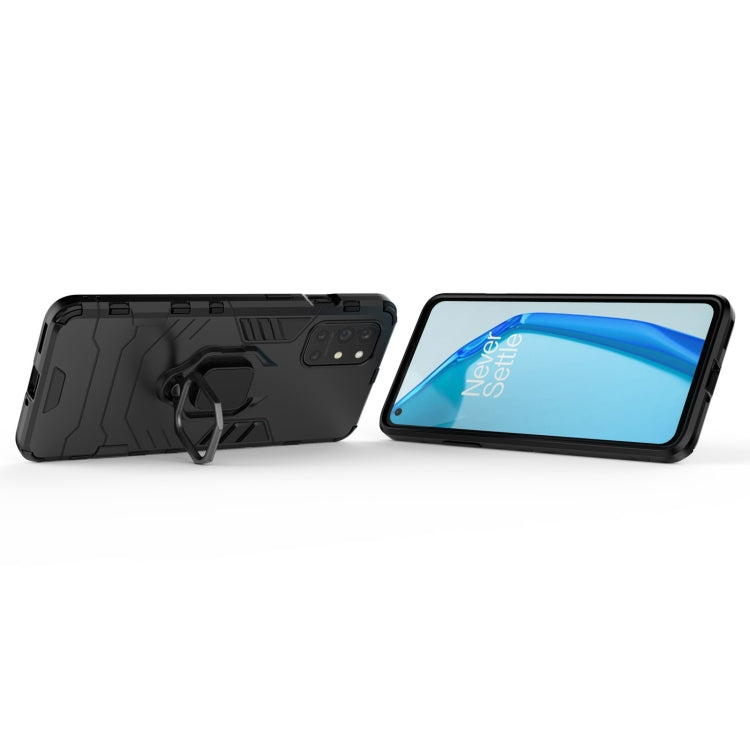 For OnePlus 9R Shockproof PC + TPU Protective Case with Magnetic Ring Holder