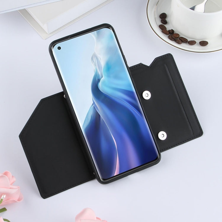 For Xiaomi Mi 11 Skin Feel PU + TPU + PC Back Cover Shockproof Case with Card Slots & Holder & Photo Frame