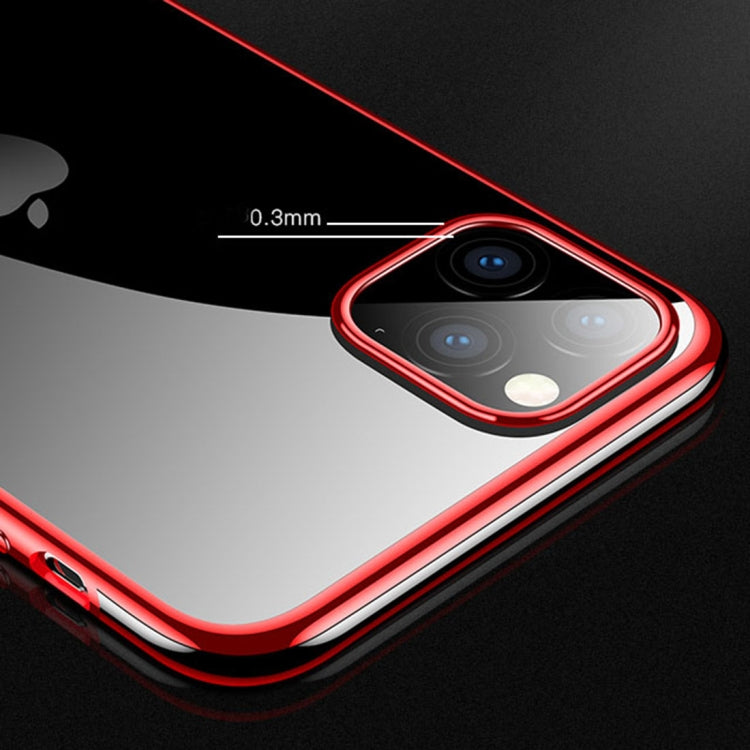 For iPhone 11 CAFELE Flash Plating Series Transparent Anti-fingerprint Full Coverage Anti-fall Phone Soft Protective Case