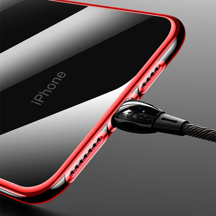 For iPhone 11 Pro CAFELE Flash Plating Series Transparent Anti-fingerprint Full Coverage Anti-fall Phone Soft Protective Case