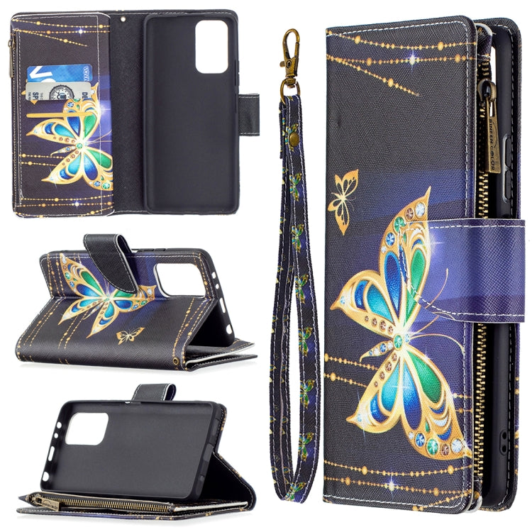 For Xiaomi Redmi Note 10 Pro Colored Drawing Pattern Zipper Horizontal Flip Leather Case with Holder & Card Slots & Wallet