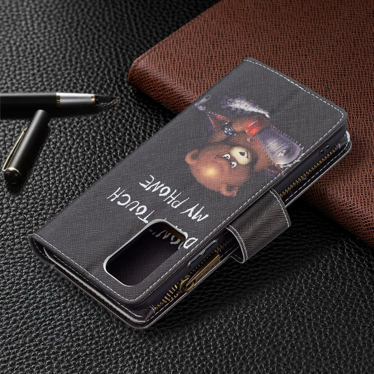 For Xiaomi Redmi Note 10 Pro Colored Drawing Pattern Zipper Horizontal Flip Leather Case with Holder & Card Slots & Wallet
