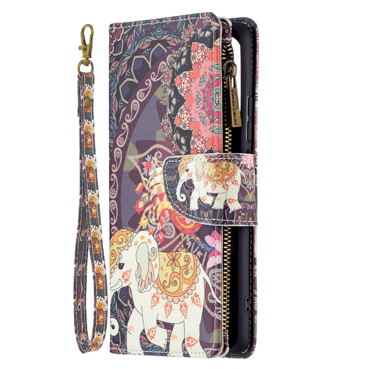 For Xiaomi Mi 11i / Poco F3 / Redmi K40 / K40 Pro Colored Drawing Pattern Zipper Horizontal Flip Leather Case with Holder & Card Slots & Wallet