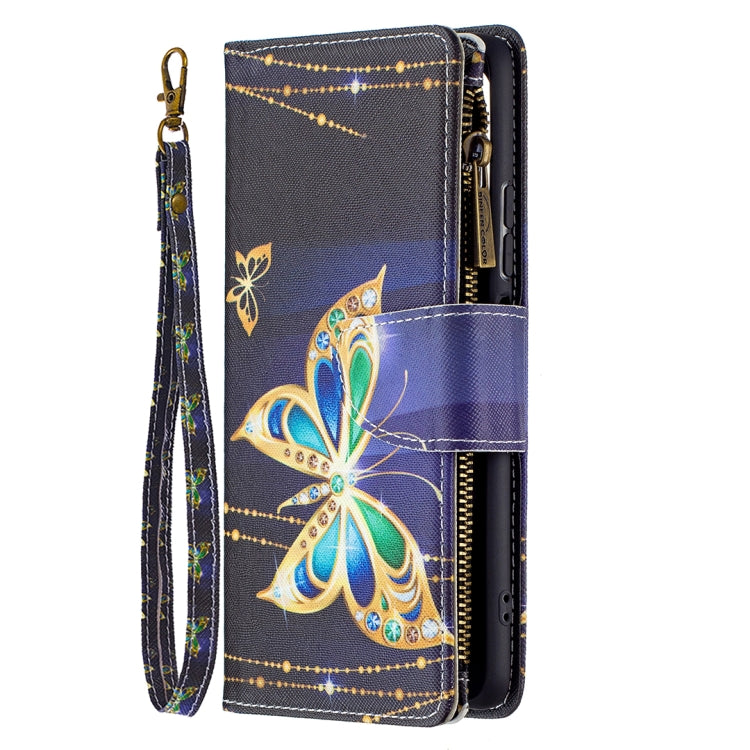 For Xiaomi Mi 11i / Poco F3 / Redmi K40 / K40 Pro Colored Drawing Pattern Zipper Horizontal Flip Leather Case with Holder & Card Slots & Wallet