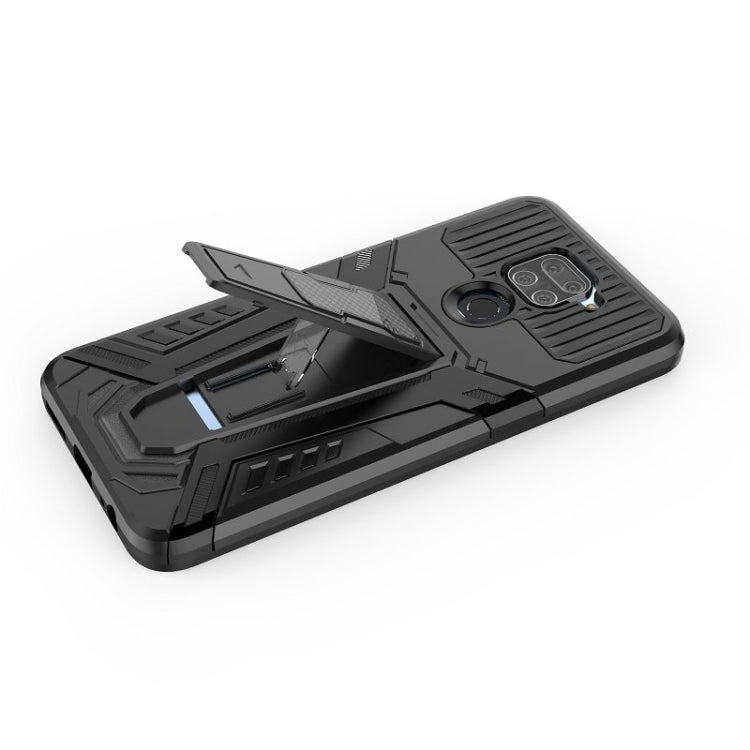 For Xiaomi Redmi Note 9 War Chariot Series Armor All-inclusive Shockproof PC + TPU Protective Case with Invisible Holder