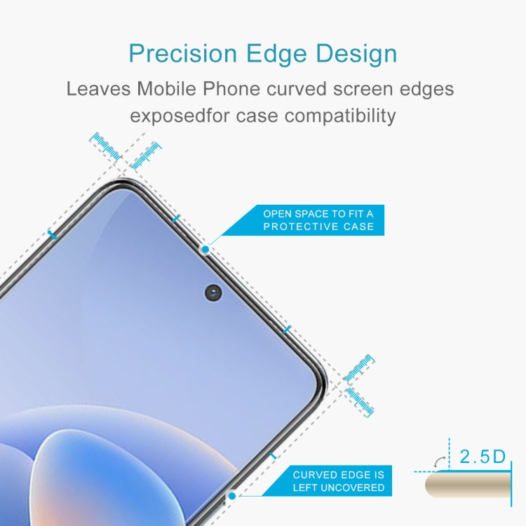 For vivo X60 0.26mm 9H 2.5D Tempered Glass Film