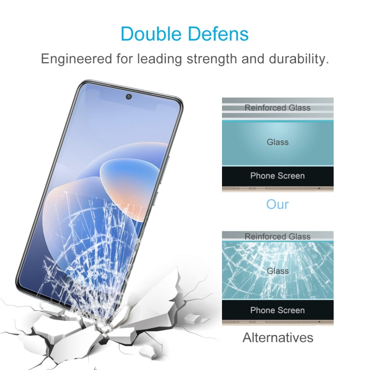 For vivo X60 0.26mm 9H 2.5D Tempered Glass Film