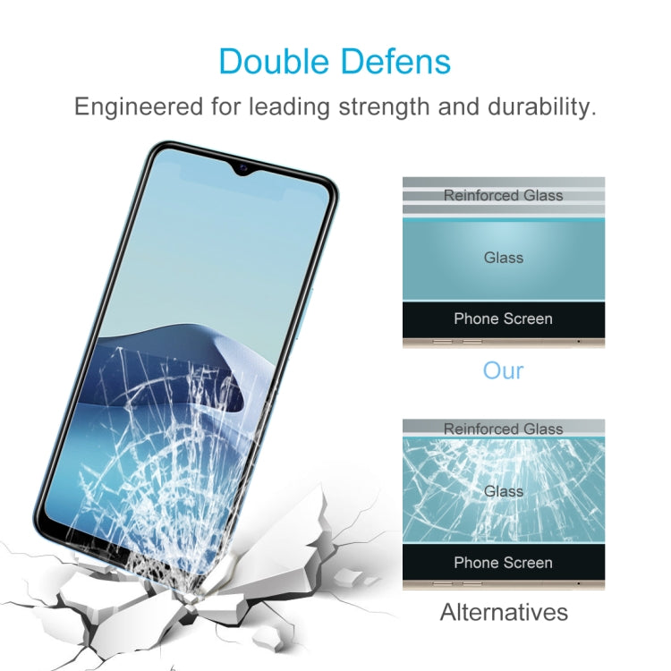 For vivo Y20 2021 0.26mm 9H 2.5D Tempered Glass Film