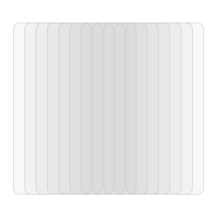 For vivo X60 10 PCS 0.26mm 9H 2.5D Tempered Glass Film