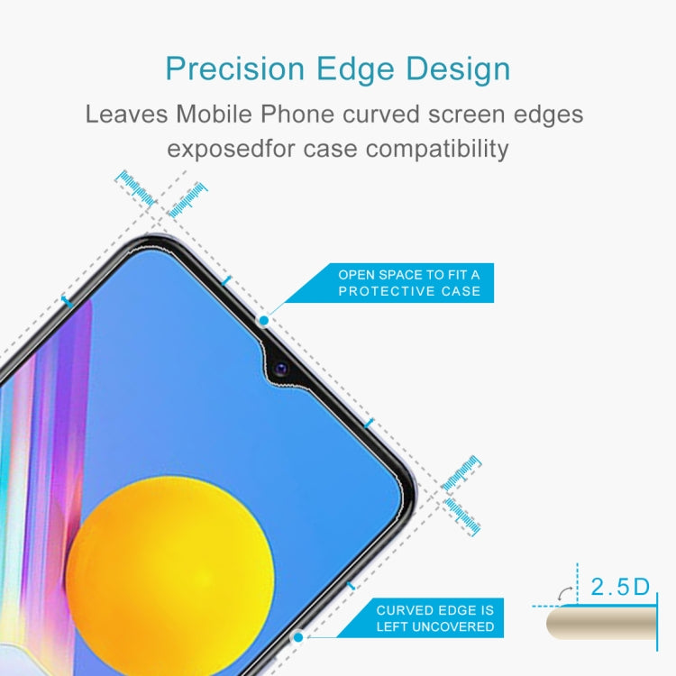 For vivo Y72 5G / Y02  / Y02s / Y35 5G / iQOO Z7i / Y11 2023 / Y02A / Y02t 10 PCS 0.26mm 9H 2.5D Tempered Glass Film