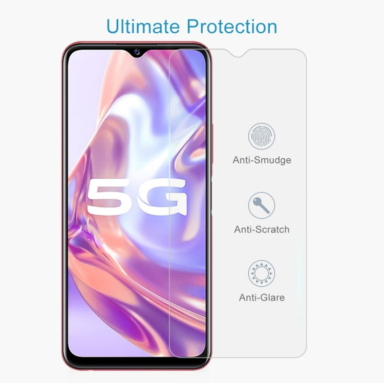 For vivo Y31s 10 PCS 0.26mm 9H 2.5D Tempered Glass Film