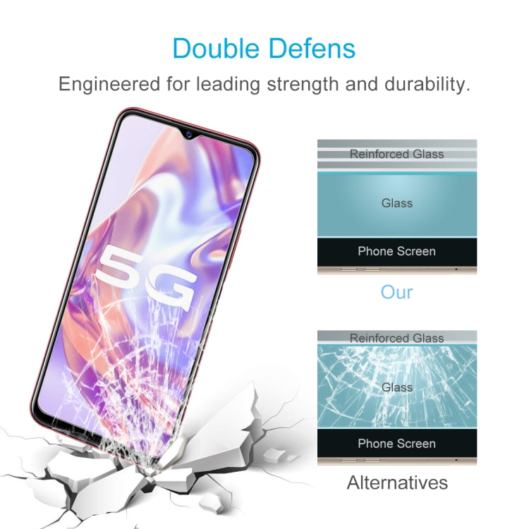 For vivo Y31s 10 PCS 0.26mm 9H 2.5D Tempered Glass Film