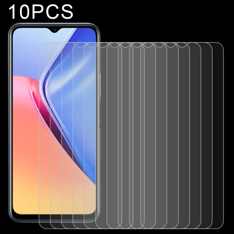 For vivo iQOO U3 / iQOO U5 10 PCS 0.26mm 9H 2.5D Tempered Glass Film