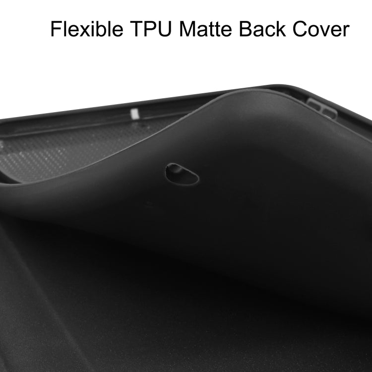 For iPad 10.2 Cowhide Texture Pattern Horizontal Flip Leather Case with Holder & Pen Slots & Sleep / Wake-Up Function