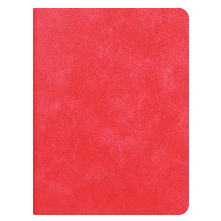 For iPad 10.2 Cowhide Texture Pattern Horizontal Flip Leather Case with Holder & Pen Slots & Sleep / Wake-Up Function