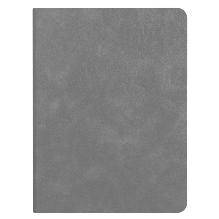For iPad 10.2 Cowhide Texture Pattern Horizontal Flip Leather Case with Holder & Pen Slots & Sleep / Wake-Up Function
