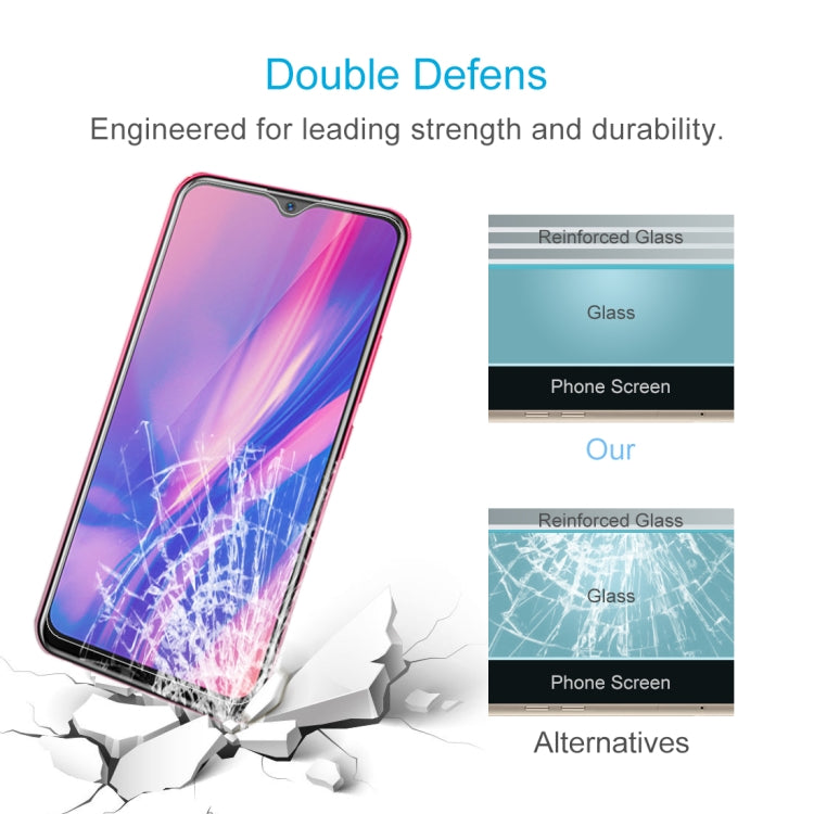 For vivo Y12i 10 PCS 0.26mm 9H 2.5D Tempered Glass Film