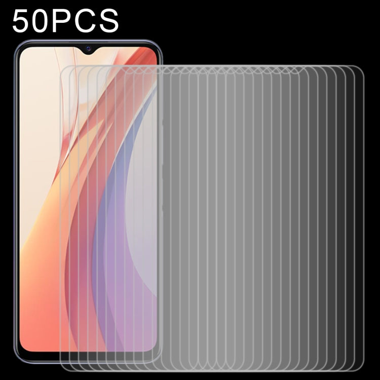 For vivo iQOO Z3 50 PCS 0.26mm 9H 2.5D Tempered Glass Film