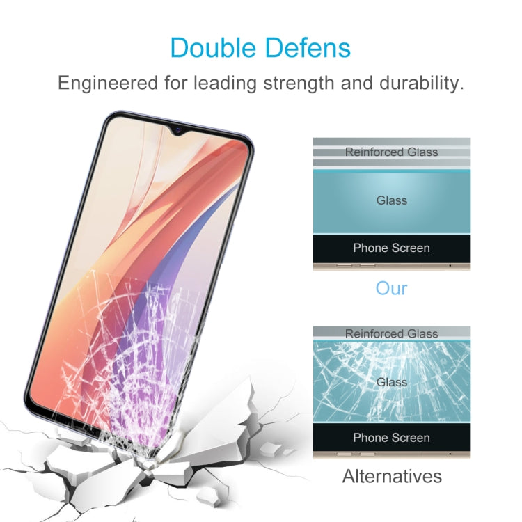 For vivo iQOO Z3 50 PCS 0.26mm 9H 2.5D Tempered Glass Film