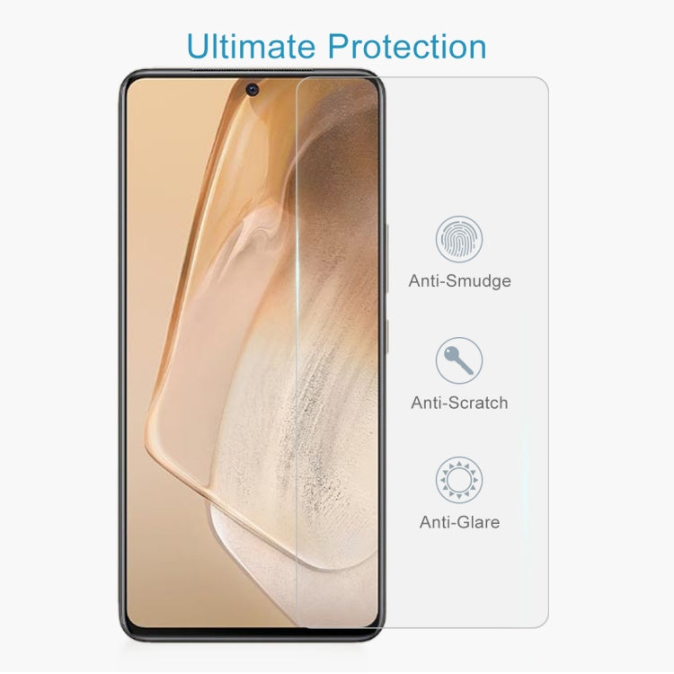 For vivo iQOO Neo5 50 PCS 0.26mm 9H 2.5D Tempered Glass Film