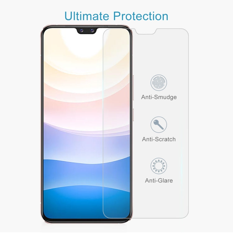 For vivo S9 50 PCS 0.26mm 9H 2.5D Tempered Glass Film