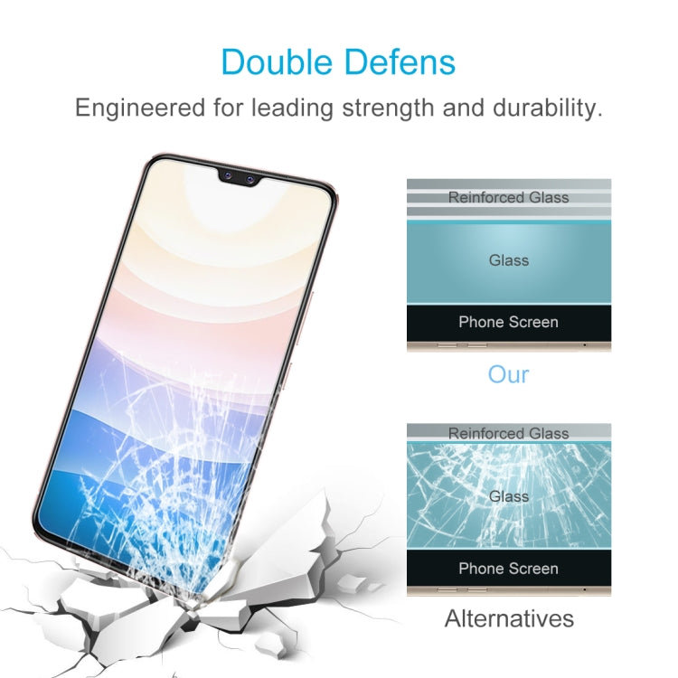 For vivo S9 50 PCS 0.26mm 9H 2.5D Tempered Glass Film