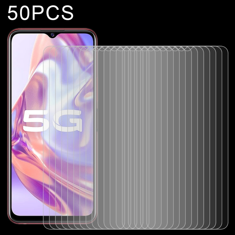 For vivo Y31s 50 PCS 0.26mm 9H 2.5D Tempered Glass Film