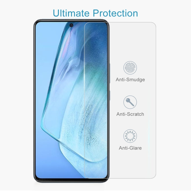 For vivo iQOO 7 50 PCS 0.26mm 9H 2.5D Tempered Glass Film