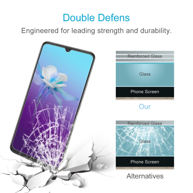 For vivo V20 2021 50 PCS 0.26mm 9H 2.5D Tempered Glass Film