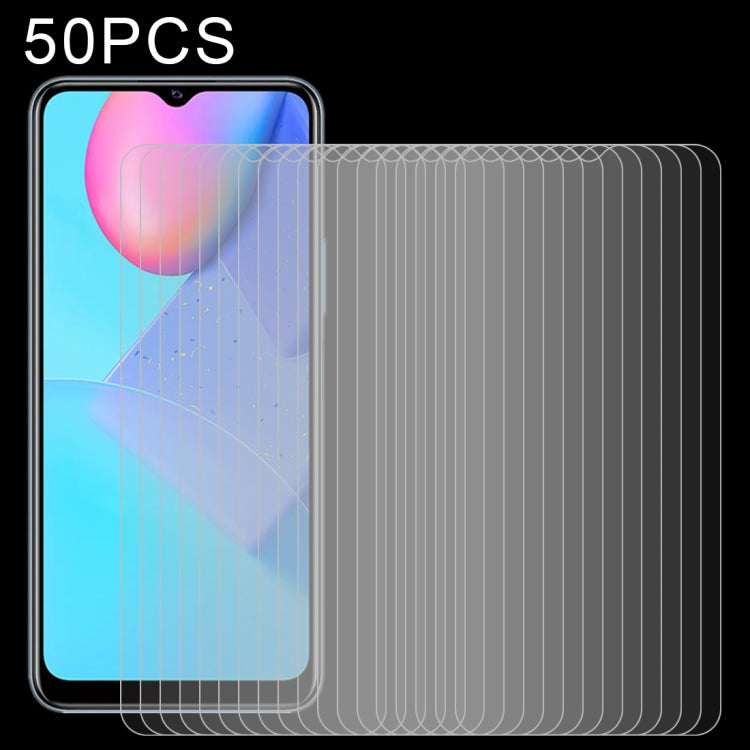 For vivo Y30 Standard 50 PCS 0.26mm 9H 2.5D Tempered Glass Film