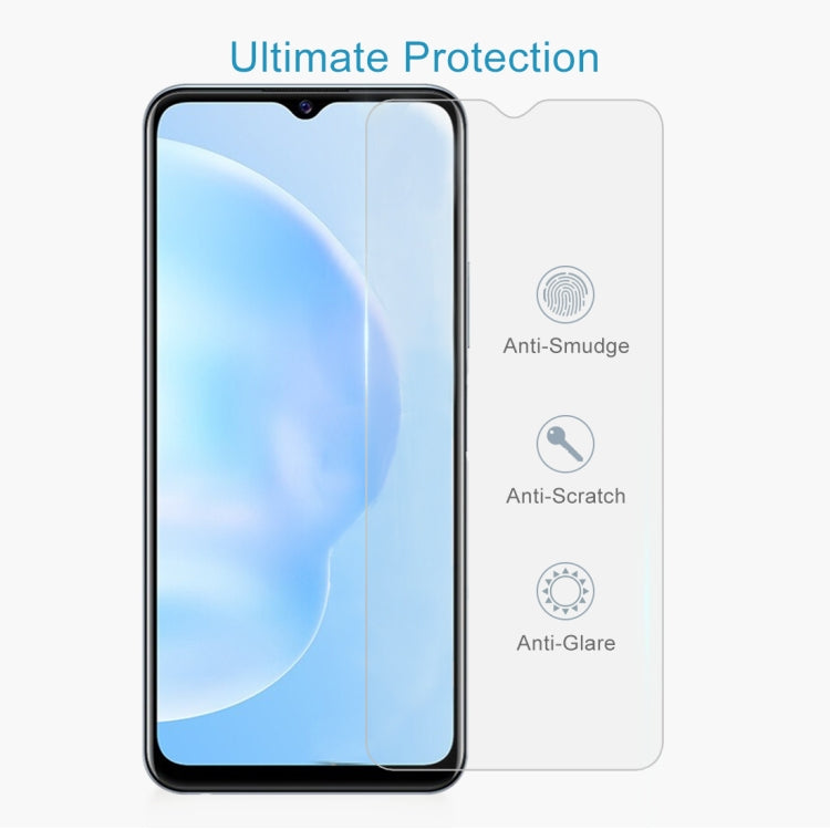 For vivo Y52s / Y52s t1 / T1 5G 50 PCS 0.26mm 9H 2.5D Tempered Glass Film