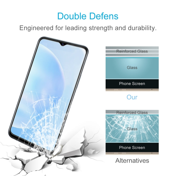 For vivo Y52s / Y52s t1 / T1 5G 50 PCS 0.26mm 9H 2.5D Tempered Glass Film