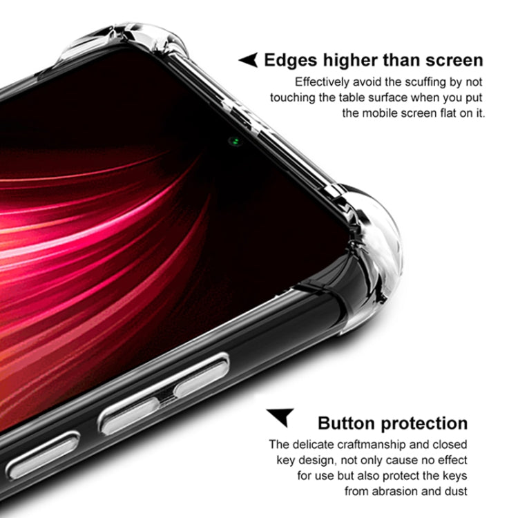 For Xiaomi Redmi Note 8 IMAK All Coverage Shockproof Airbag TPU Case