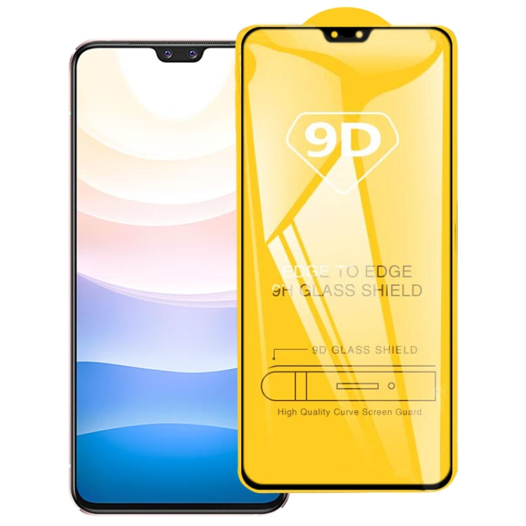 For vivo S9 9D Full Glue Full Screen Tempered Glass Film