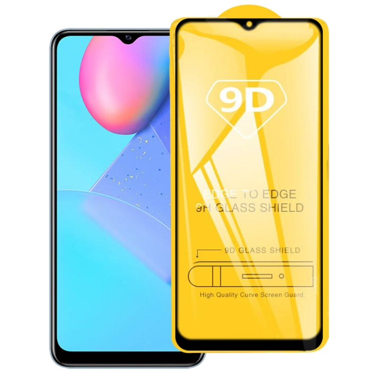 For vivo Y12s 9D Full Glue Full Screen Tempered Glass Film
